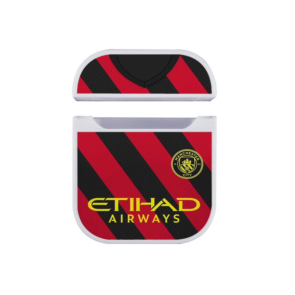 Manchester City Away Jersey Apple Airpods Case White