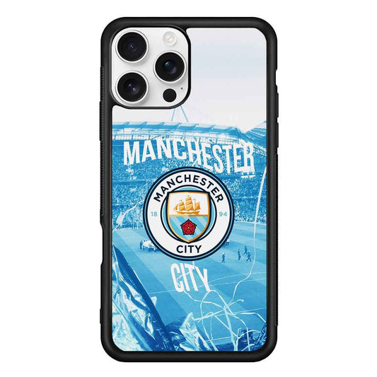 Manchester City Home iPhone 16 Pro Max Case