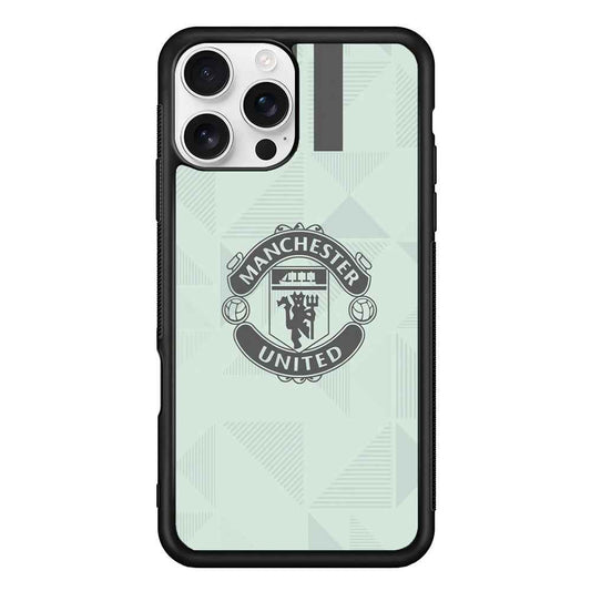 Manchester United Bluish Jersey iPhone 16 Pro Max Case