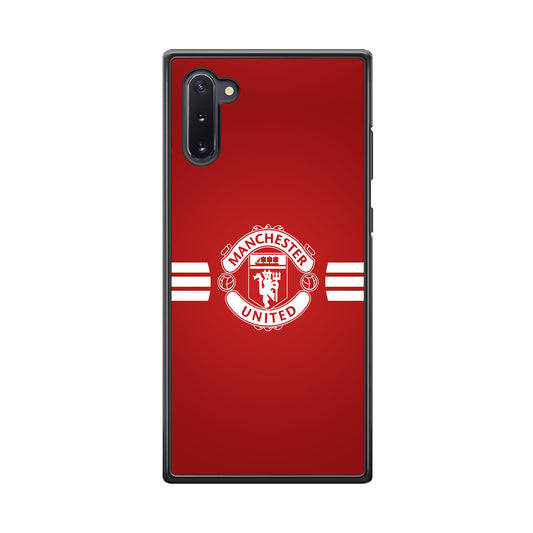 Manchester United White Center Line Samsung Galaxy Note 10 Case