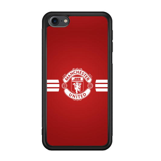 Manchester United White Center Line iPod Touch 6 Case - Carneyforia