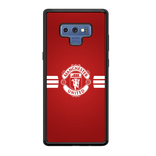 Manchester United White Center Line Samsung Galaxy Note 9 Case