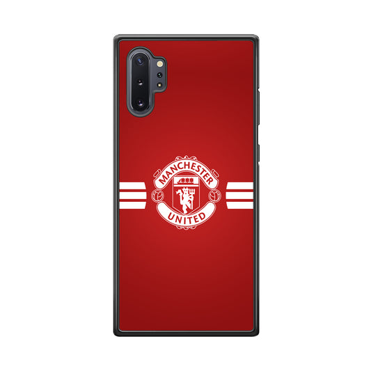 Manchester United White Center Line Samsung Galaxy Note 10 Plus Case