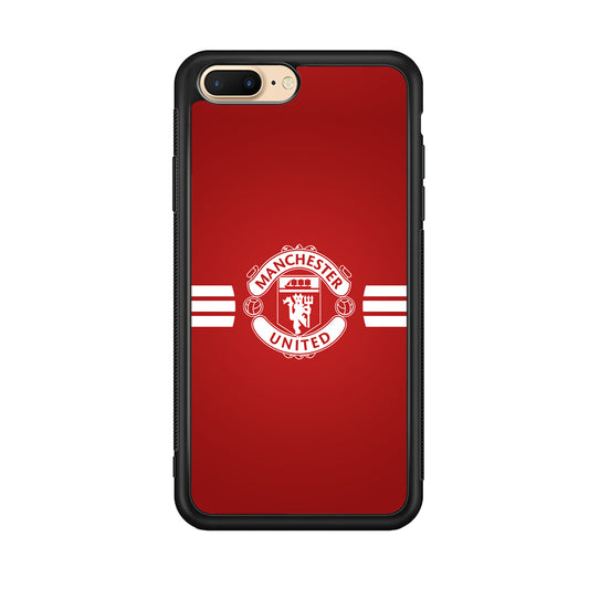 Manchester United White Center Line iPhone 7 Plus Case