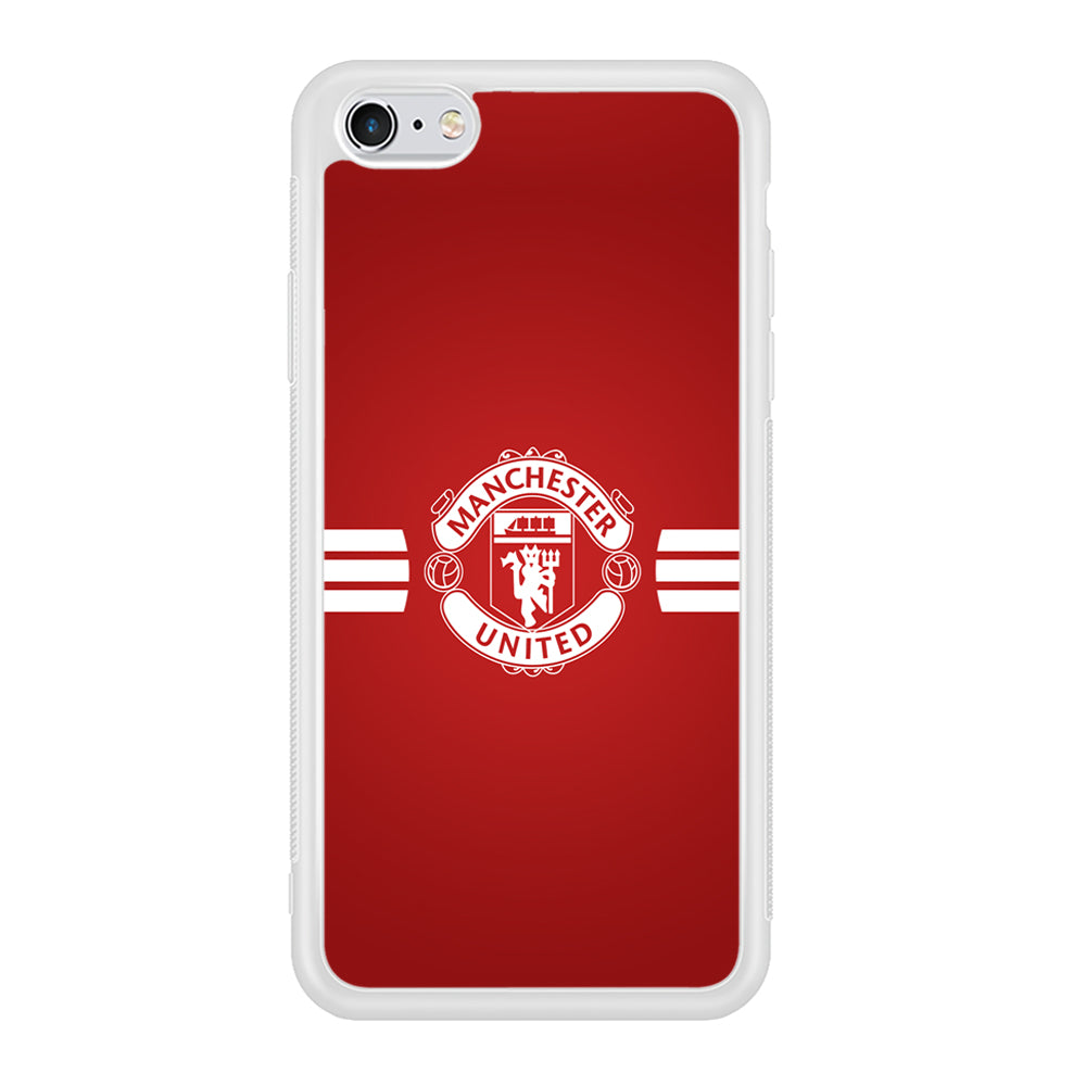 Manchester United White Center Line iPhone 6 Plus | 6s Plus Case