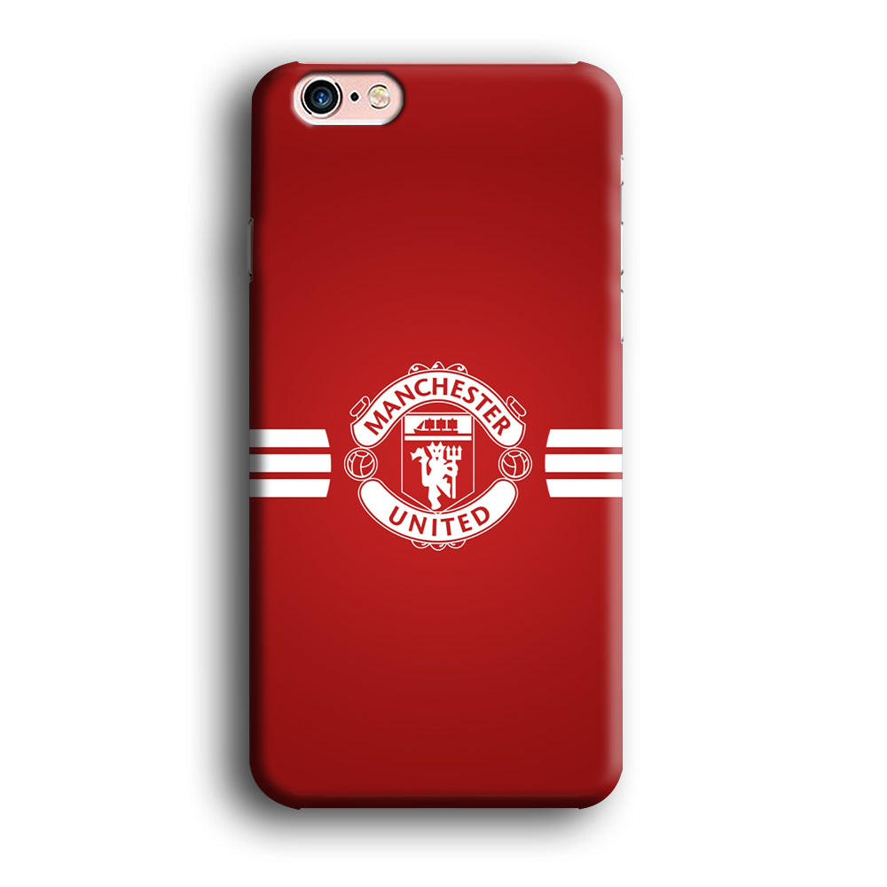 Manchester United White Center Line iPhone 6 Plus | 6s Plus Case