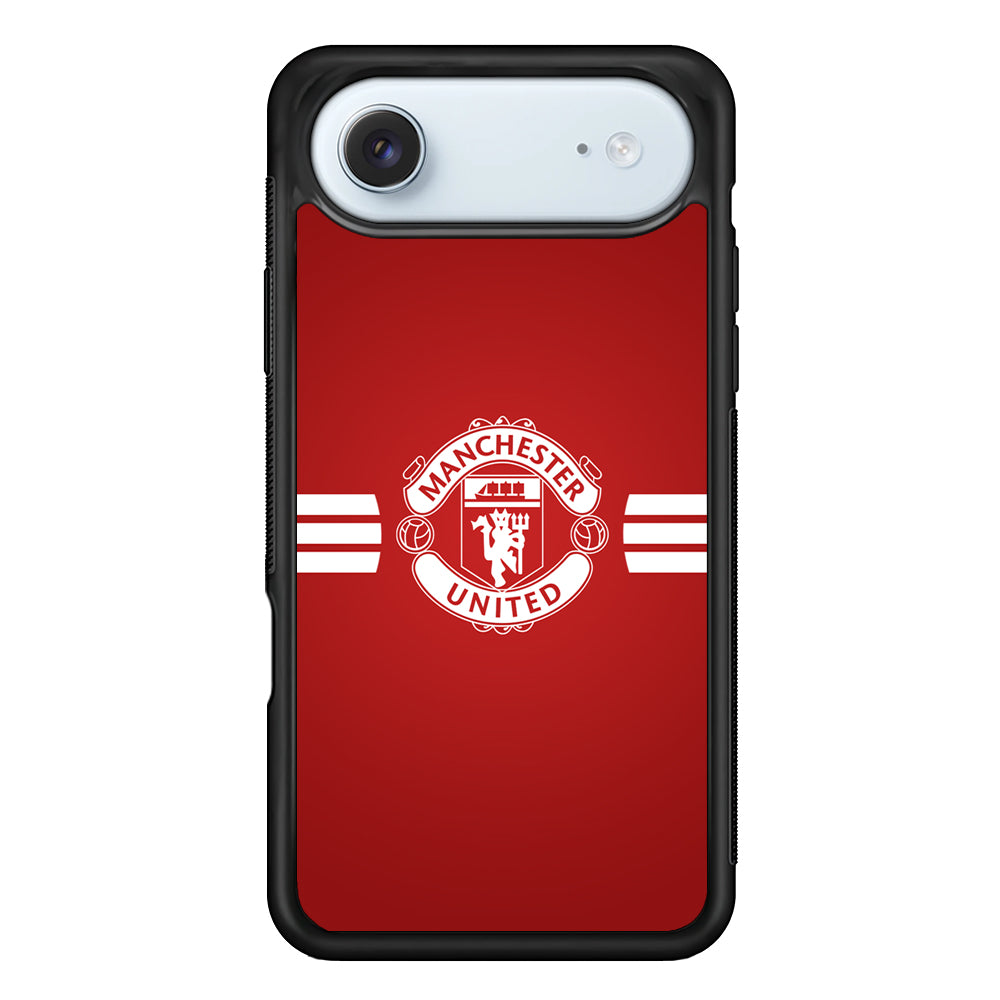 Manchester United White Center Line iPhone 17 Air Case