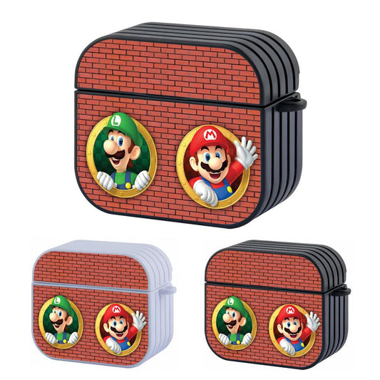 Mario and Luigi on The Wall Apple Airpods 4 Case
