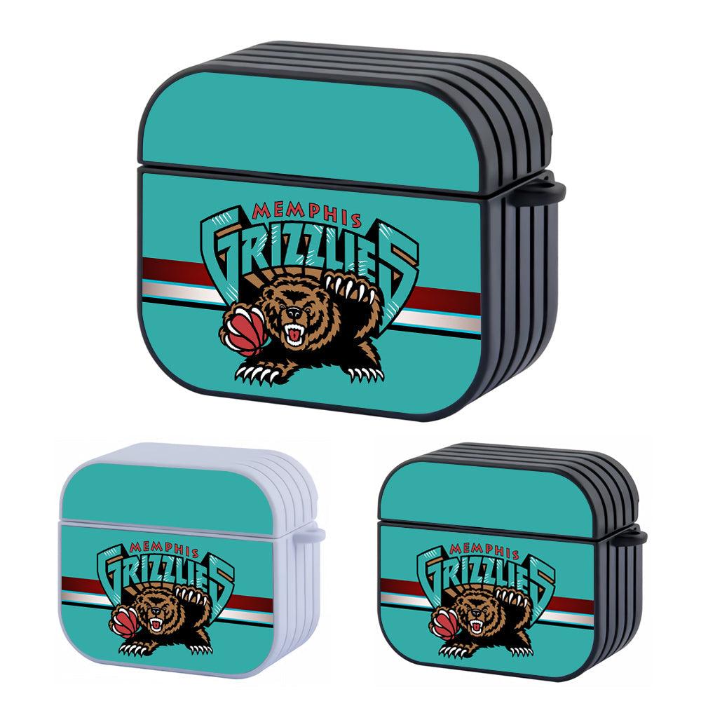 Memphis Grizzlies NBA Logo Over The Line Apple Airpods 4 Case