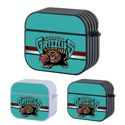 Memphis Grizzlies NBA Logo Over The Line Apple Airpods 4 Case