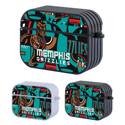 Memphis Grizzlies NBA The Bear Scream Art Mode Apple Airpods Pro Case