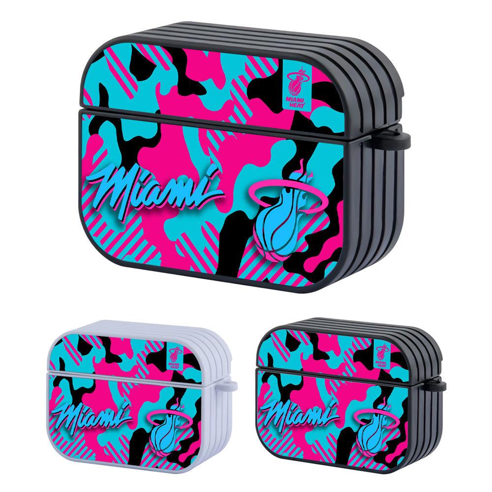 Miami Heat Camouflage of Energy Apple Airpods Pro Case