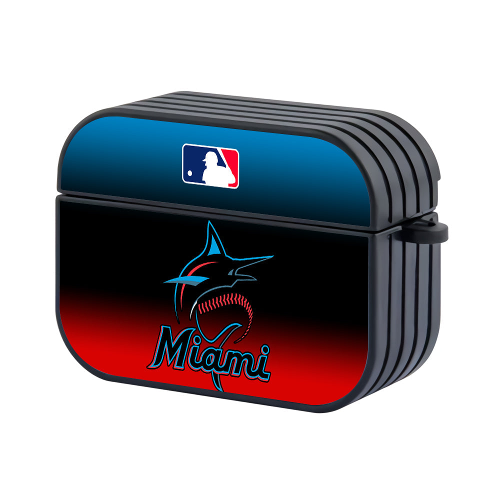 Miami Marlins MLB Team Apple AirPods Pro Case