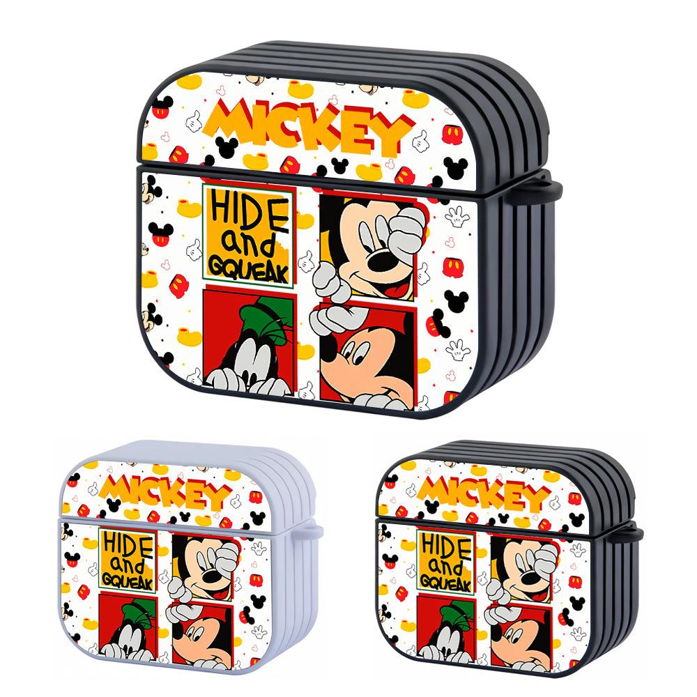 Mickey Framing The Hide and Squeak Apple Airpods 4 Case