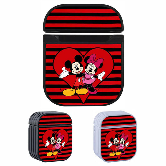 Mickey Minnie Mouse in Heart Apple Airpods Case