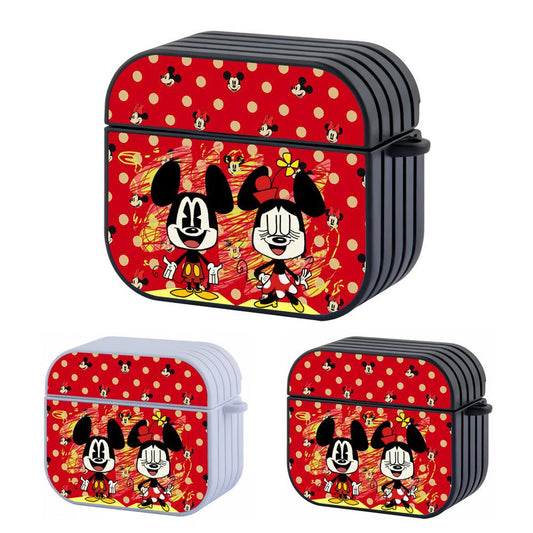 Mickey Mouse Both to be Happy Apple Airpods 4 Case