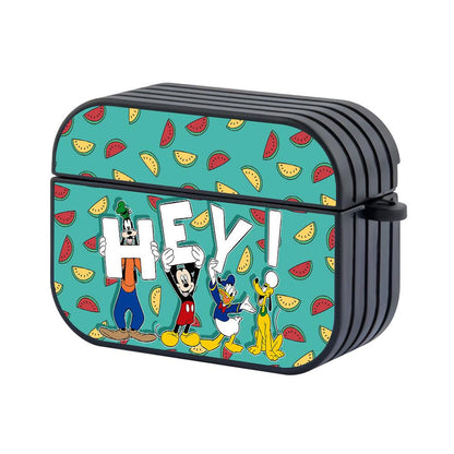 Mickey Mouse Calling All Comrade Apple Airpods Pro Case Black