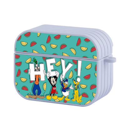 Mickey Mouse Calling All Comrade Apple Airpods Pro Case White