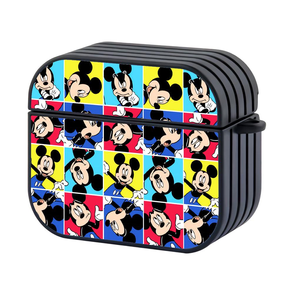 Mickey Mouse Color Blocks Apple Airpods 4 Case Black