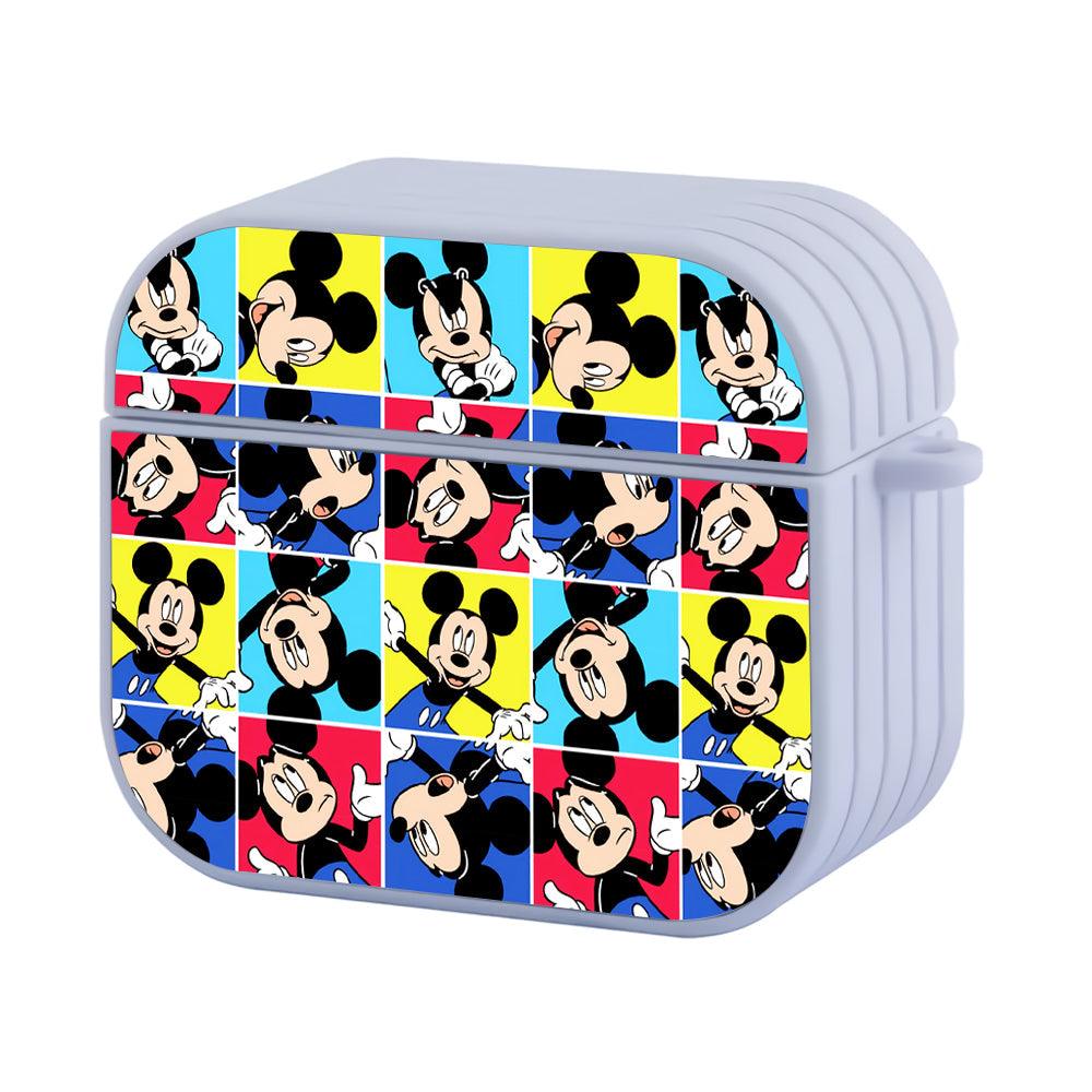 Mickey Mouse Color Blocks Apple Airpods 4 Case White