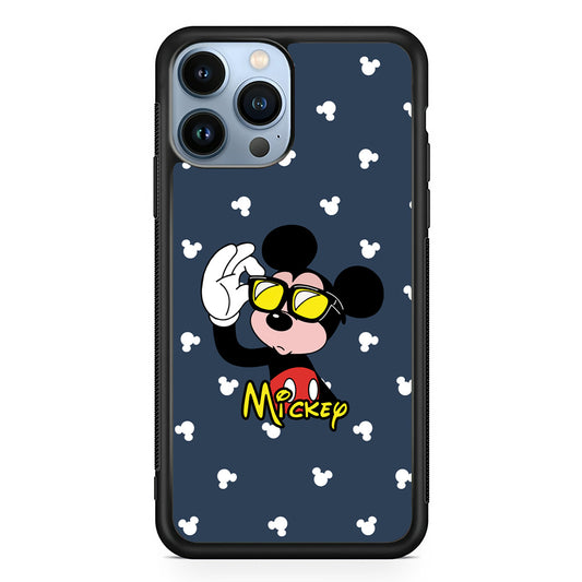 Mickey Mouse Cool with Glass iPhone 13 Pro Max Case