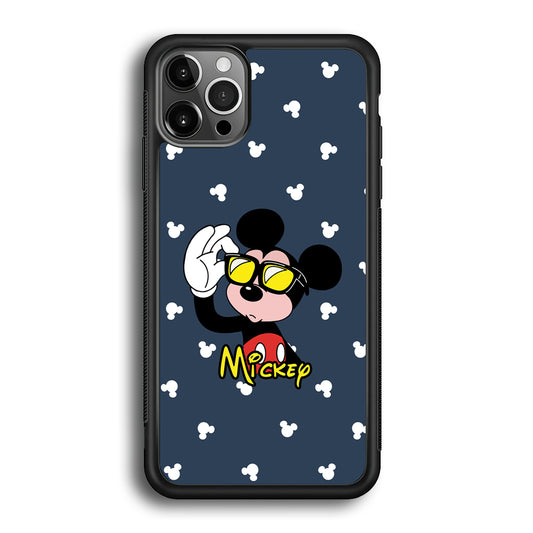Mickey Mouse Cool with Glass iPhone 12 Pro Max Case