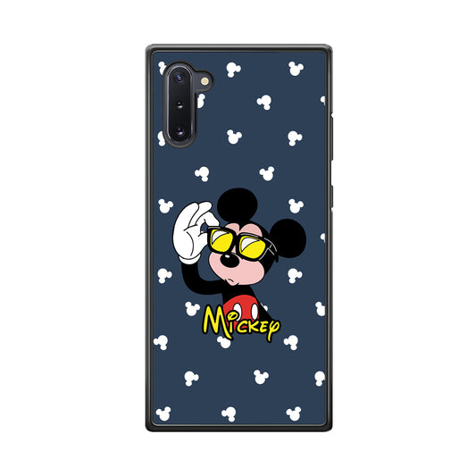 Mickey Mouse Cool with Glass Samsung Galaxy Note 10 Case