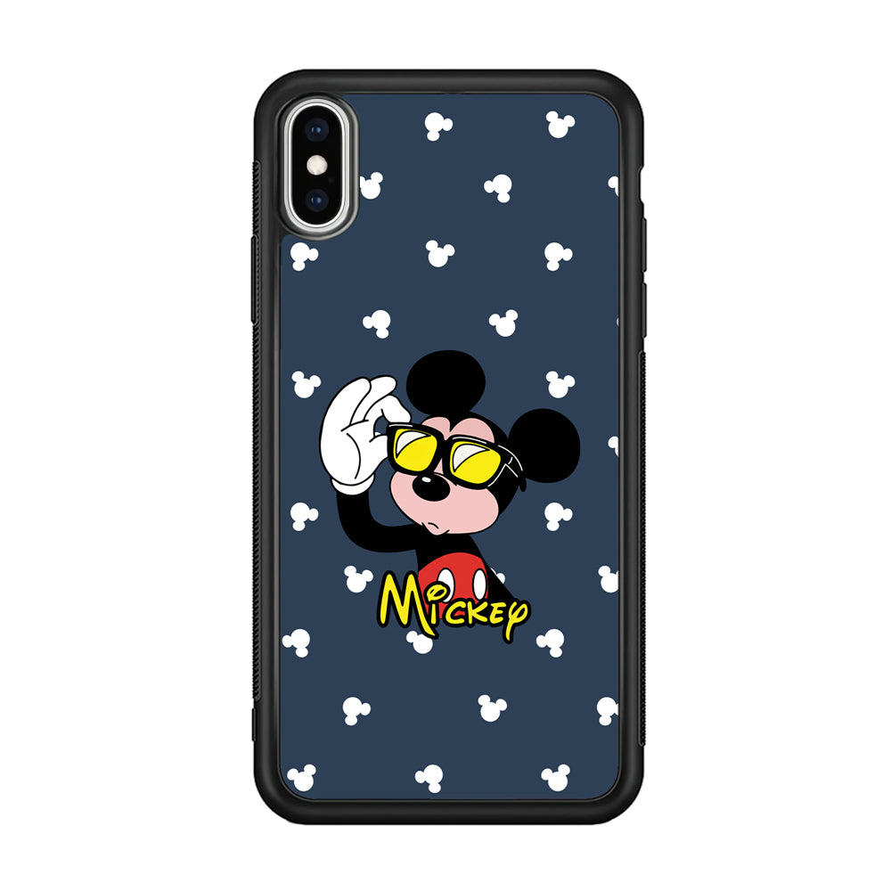 Mickey Mouse Cool with Glass iPhone XS Case