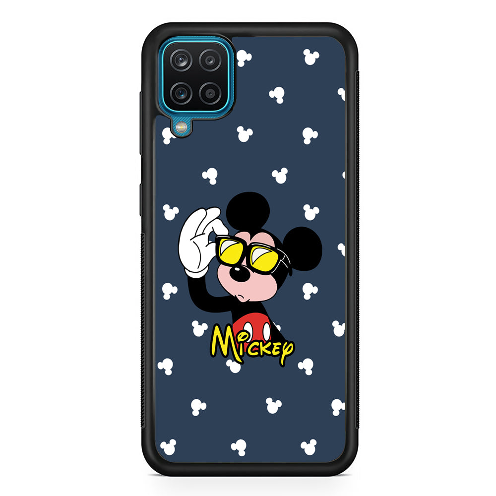 Mickey Mouse Cool with Glass Samsung Galaxy A12 Case