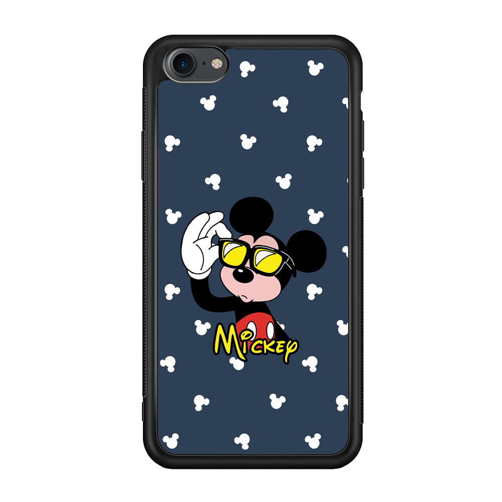 Mickey Mouse Cool with Glass iPhone 7 Case
