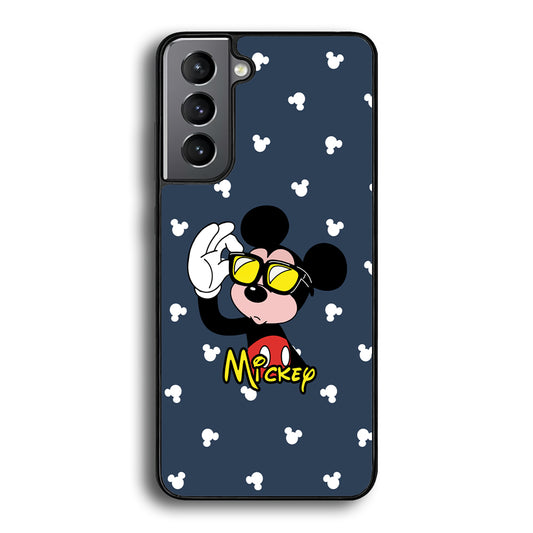 Mickey Mouse Cool with Glass Samsung Galaxy S21 Plus Case - Carneyforia