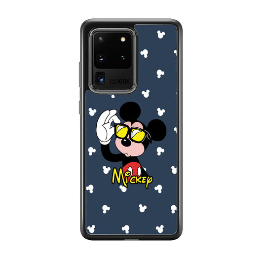 Mickey Mouse Cool with Glass Samsung Galaxy S20 Ultra Case