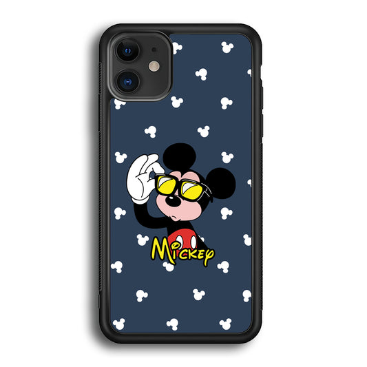 Mickey Mouse Cool with Glass iPhone 12 Case