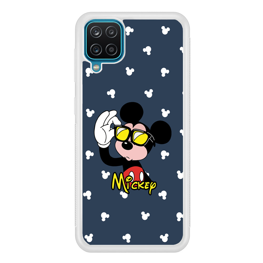 Mickey Mouse Cool with Glass Samsung Galaxy A12 Case