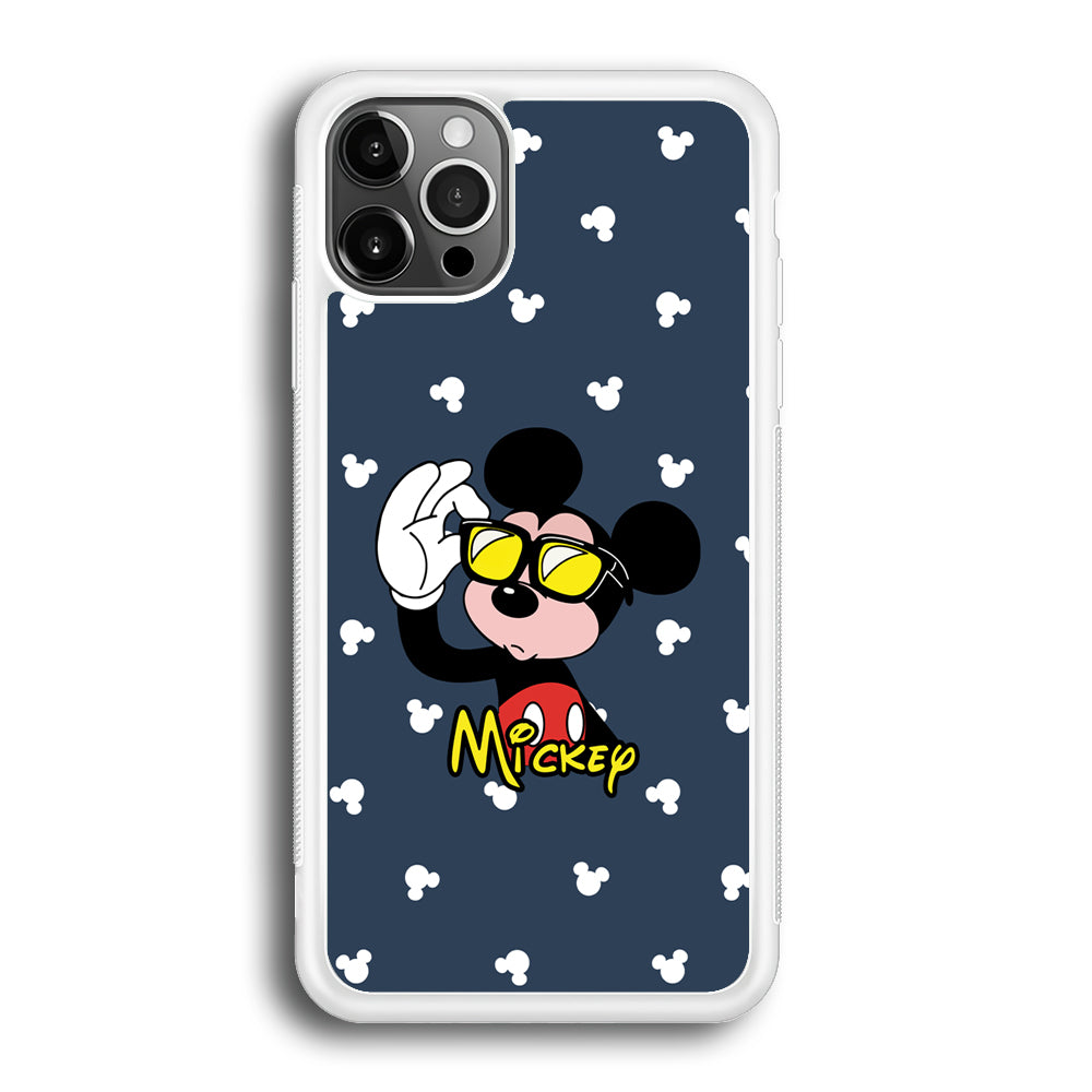 Mickey Mouse Cool with Glass iPhone 12 Pro Max Case