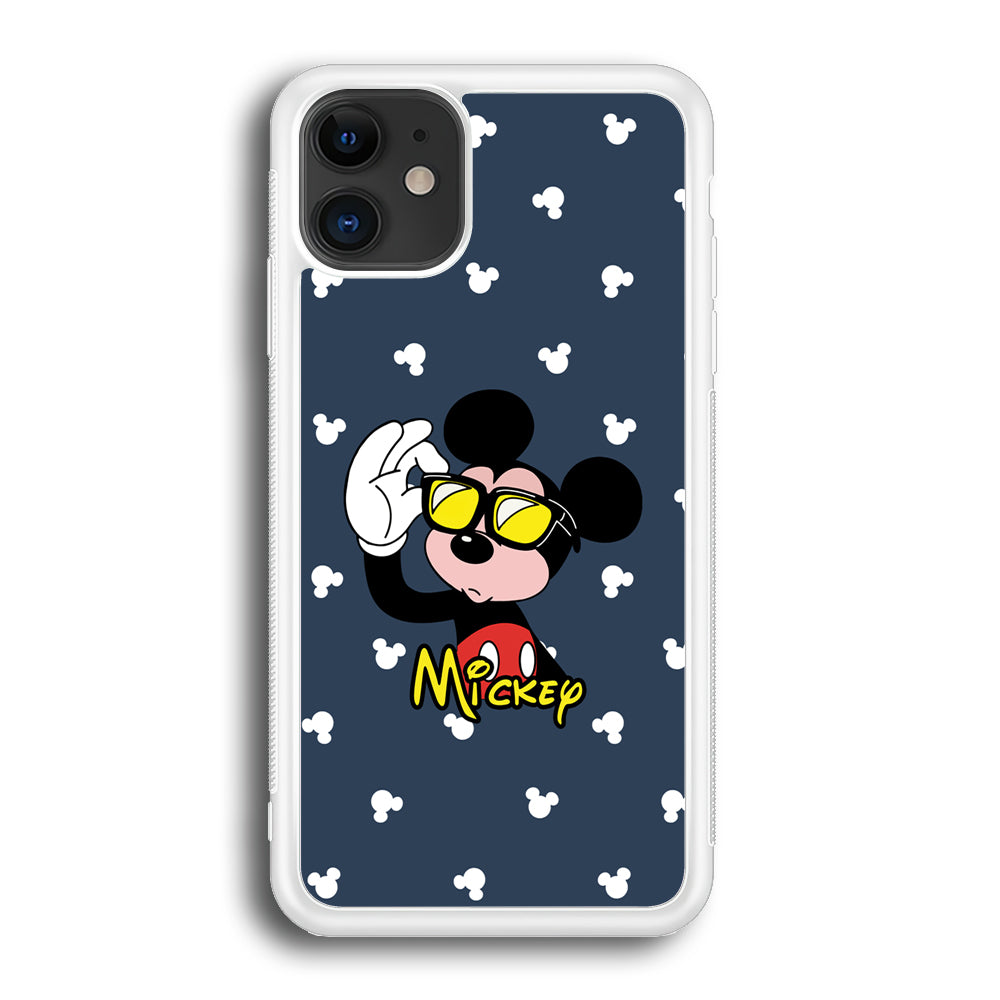 Mickey Mouse Cool with Glass iPhone 12 Case