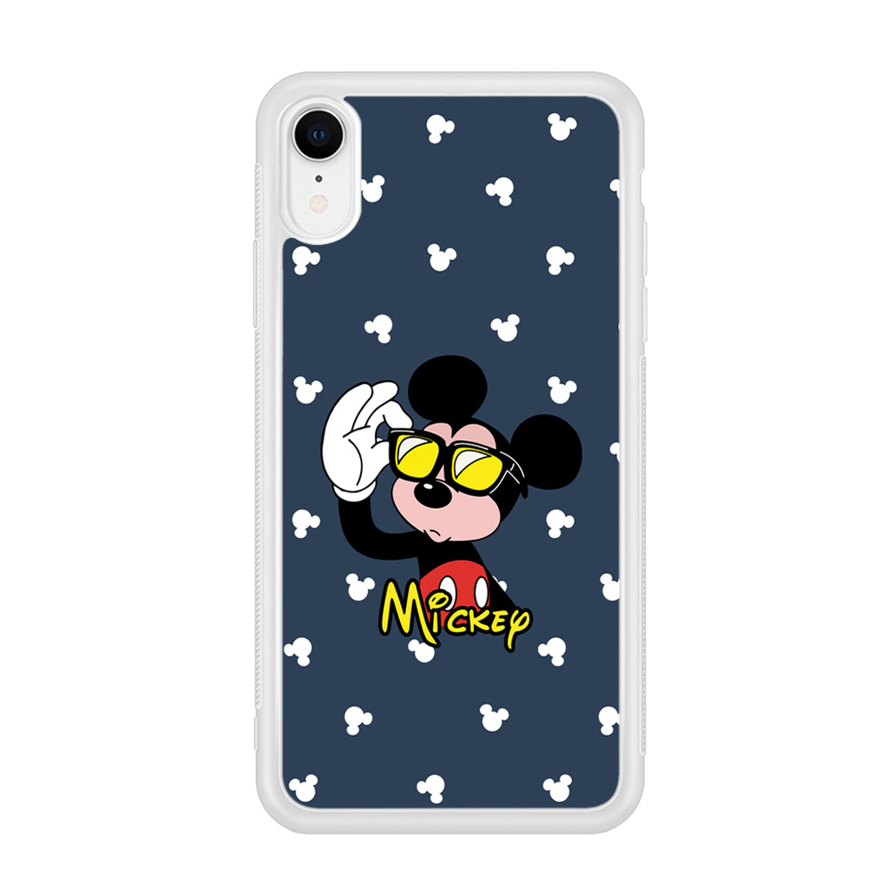 Mickey Mouse Cool with Glass iPhone XR Case