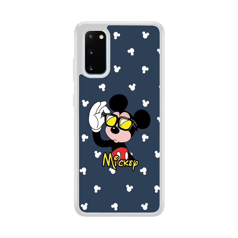 Mickey Mouse Cool with Glass Samsung Galaxy S20 Case