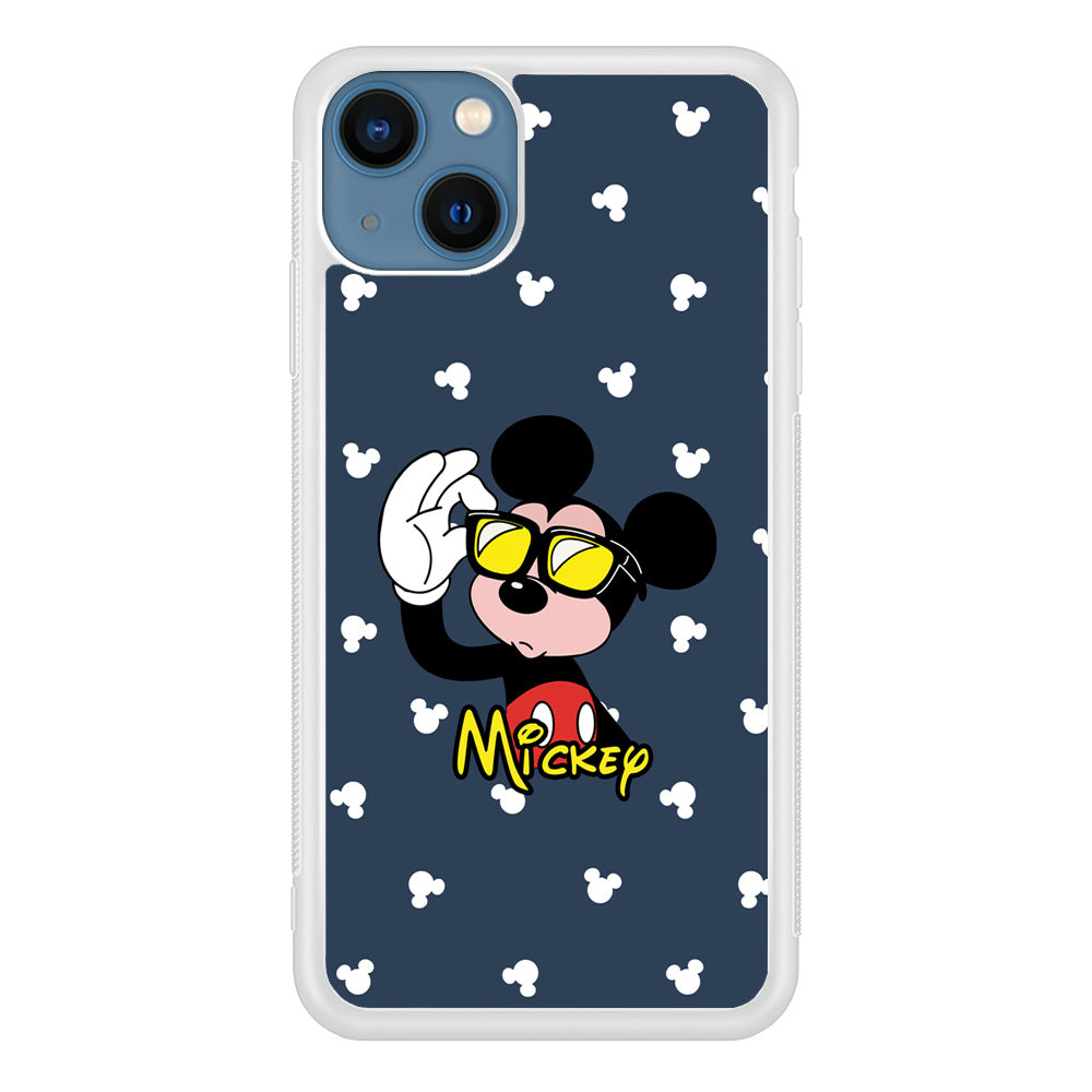 Mickey Mouse Cool with Glass IPhone 13 Case