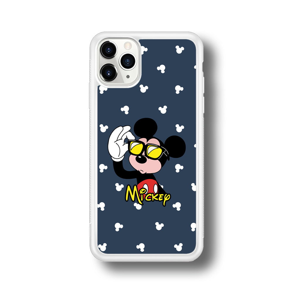 Mickey Mouse Cool with Glass iPhone 11 Pro Case