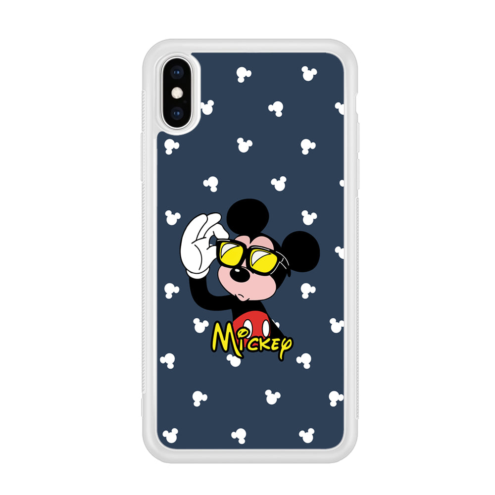 Mickey Mouse Cool with Glass iPhone XS Case