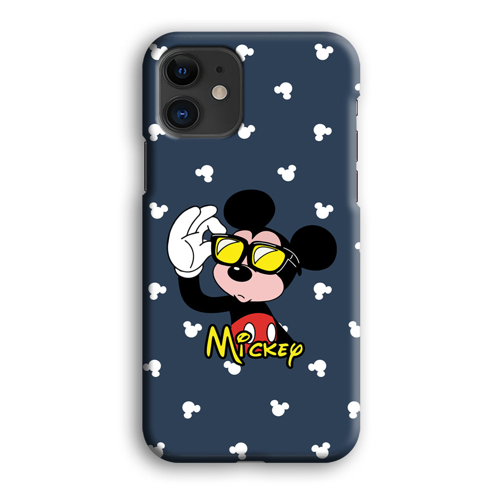 Mickey Mouse Cool with Glass iPhone 12 Case