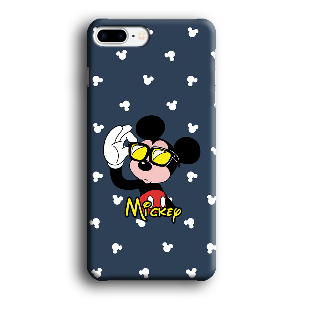 Mickey Mouse Cool with Glass iPhone 8 Plus Case