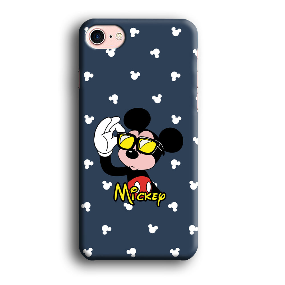 Mickey Mouse Cool with Glass iPhone 7 Case