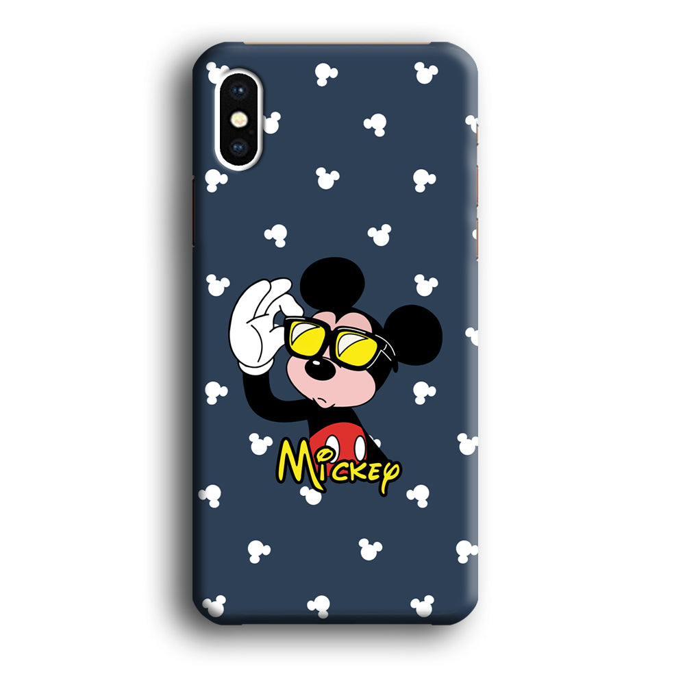 Mickey Mouse Cool with Glass iPhone XS Case