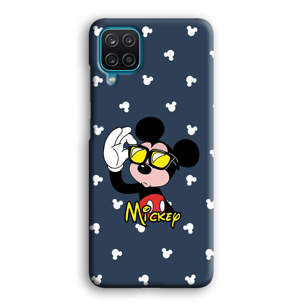 Mickey Mouse Cool with Glass Samsung Galaxy A12 Case