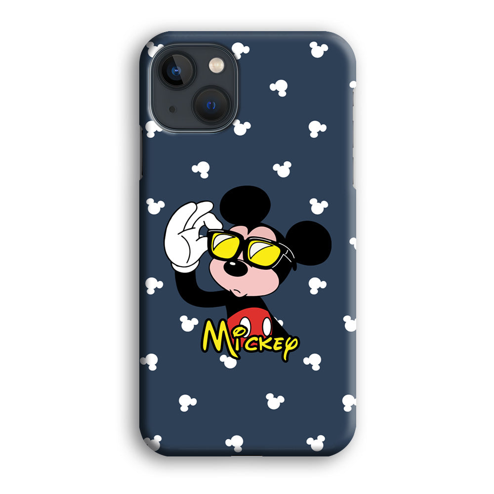 Mickey Mouse Cool with Glass IPhone 13 Case