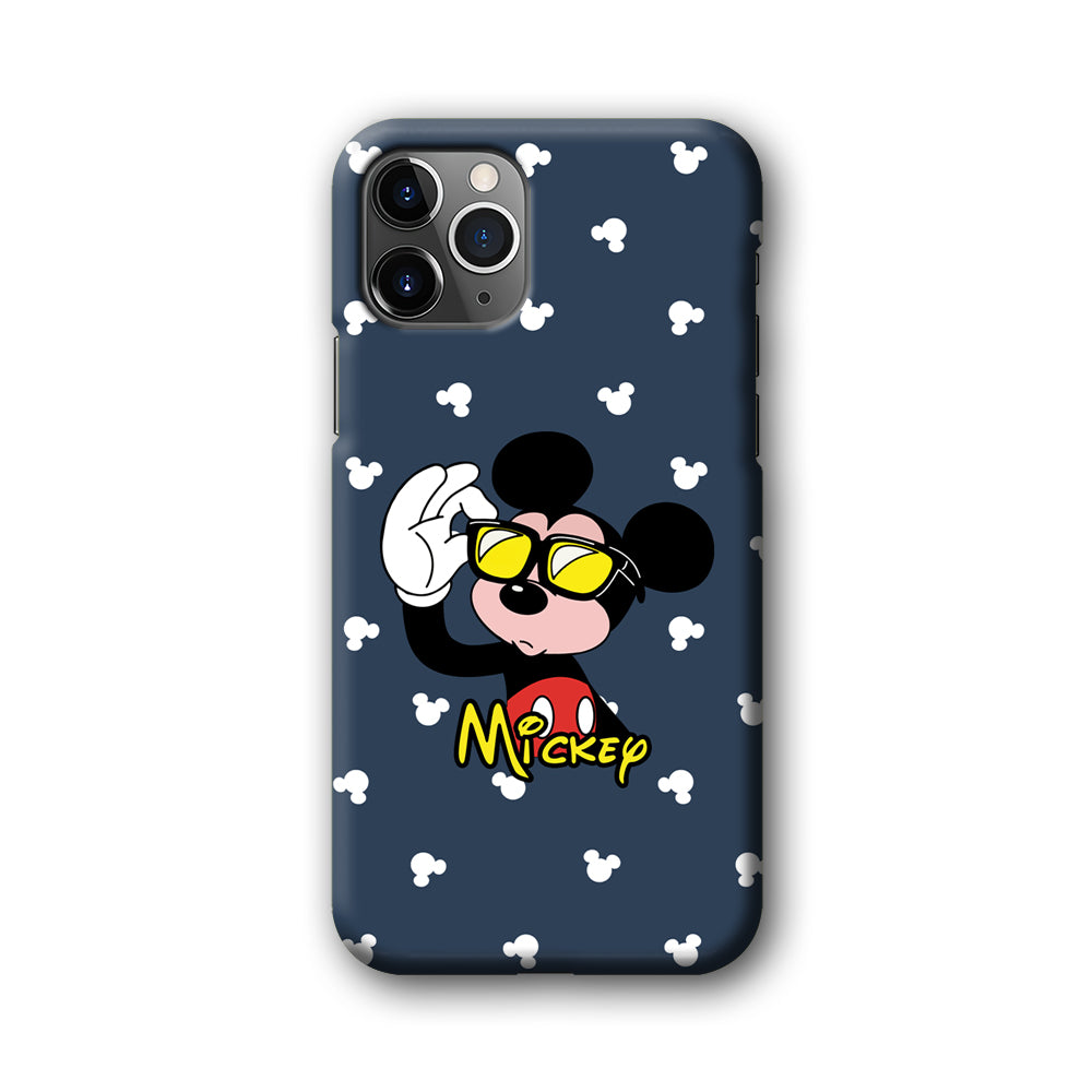 Mickey Mouse Cool with Glass iPhone 11 Pro Case