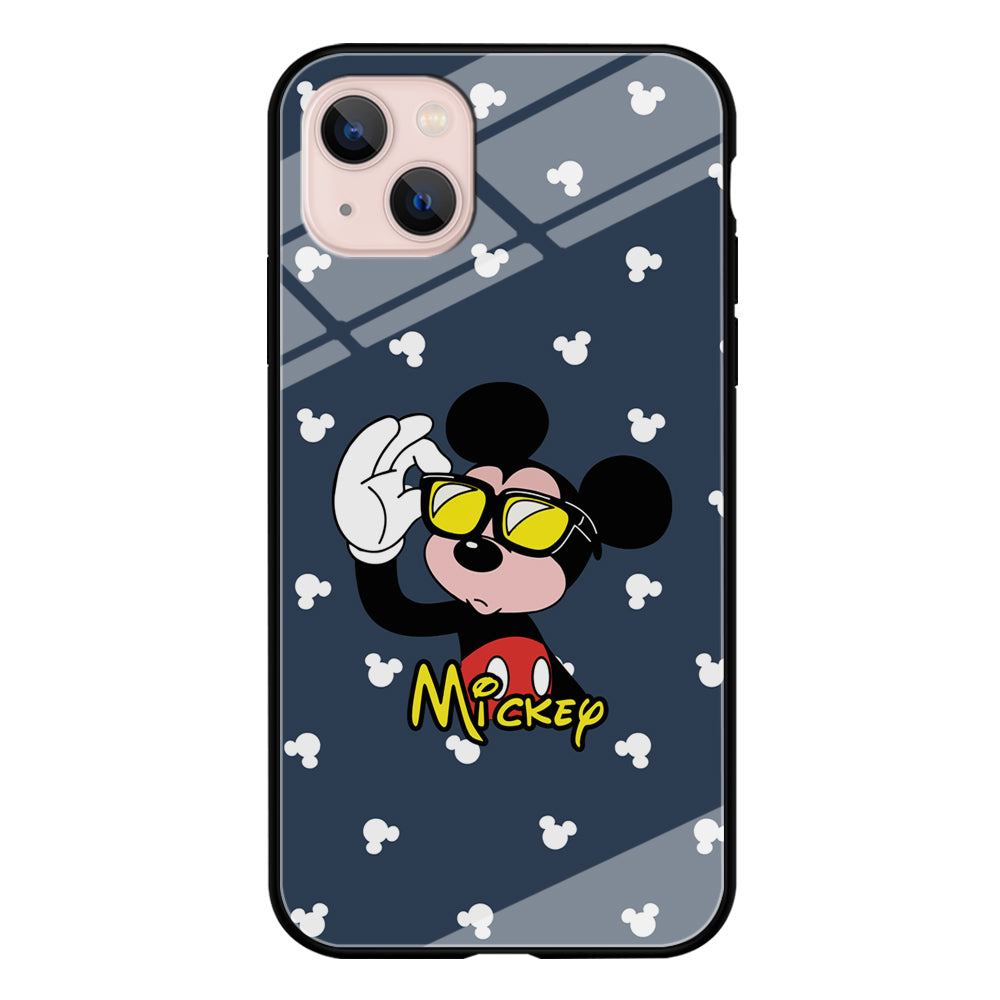 Mickey Mouse Cool with Glass IPhone 13 Case