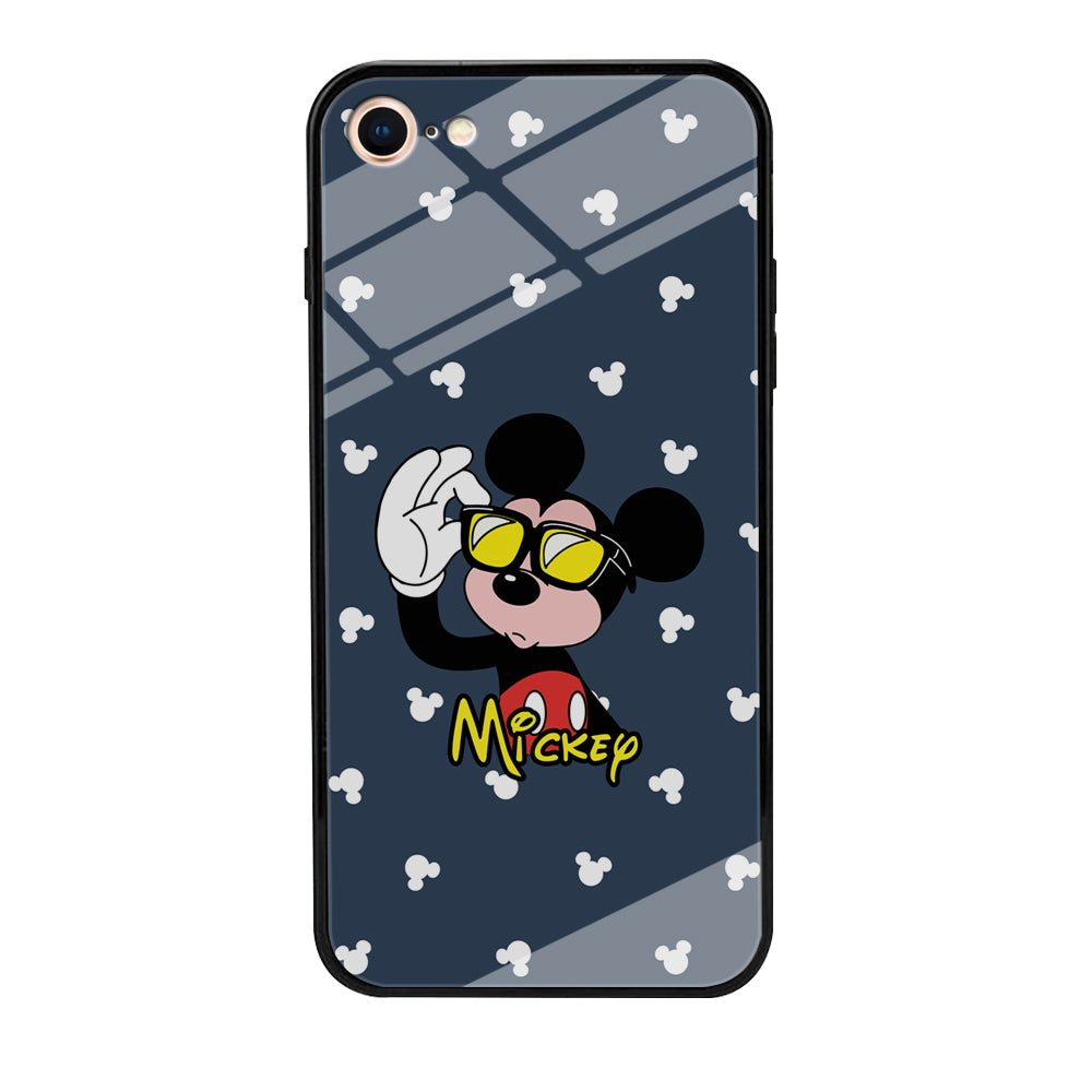 Mickey Mouse Cool with Glass iPhone 8 Case